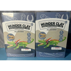 2 Wunder Clay Super Light Clay Croc Model Clay Craft Kit DIY